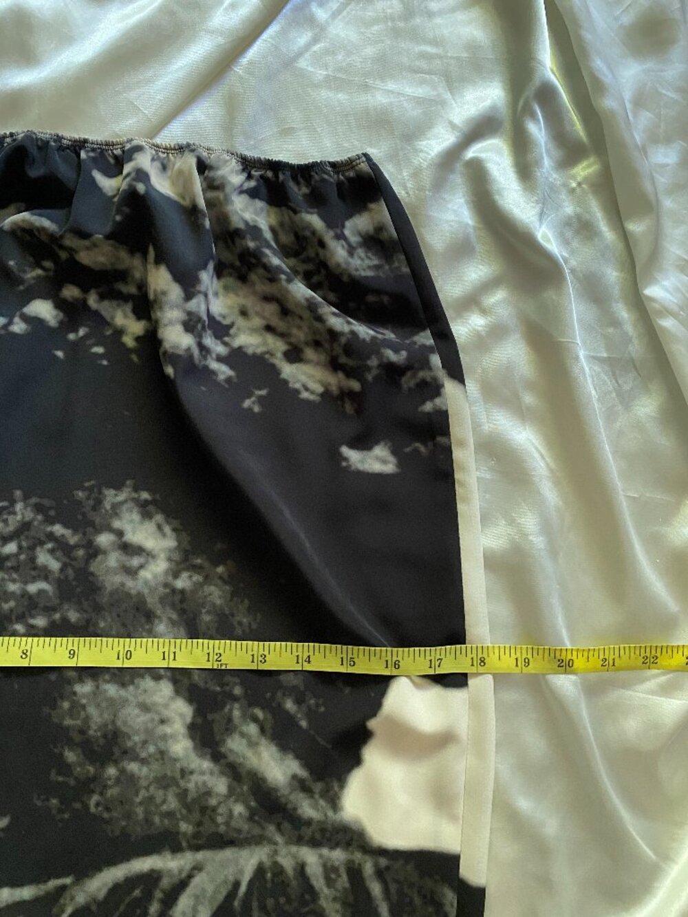 Rare A Détacher Mt. Vesuvius Newspaper Print Midi Skirt Avant Garde Size 4 - Picture 4 of 7